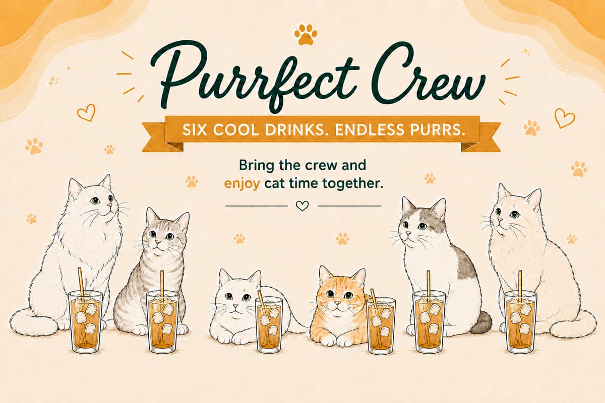 Purrfect Crew Bundle for Six